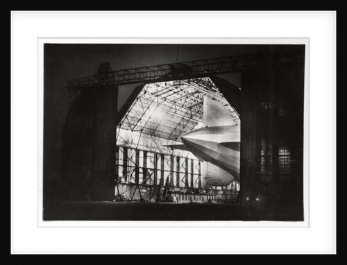 Preparations for a night flight, Zeppelin LZ 127 'Graf Zeppelin' by Anonymous
