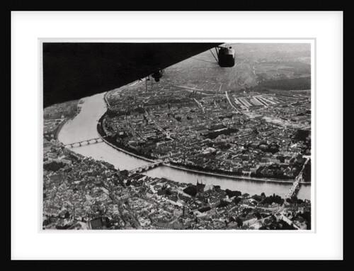 Aerial view of Basel, Switzerland, from a Zeppelin by Anonymous