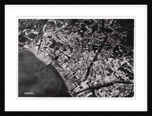 Aerial view of Funchal, Madeira, from a Zeppelin by Anonymous
