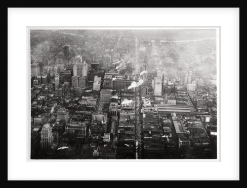 Aerial view of Philadelphia, Pennsylvania, USA, from a Zeppelin by Anonymous