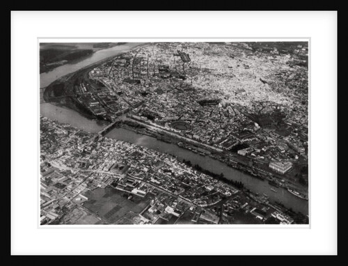 Aerial view of Seville, Spain, from a Zeppelin by Anonymous