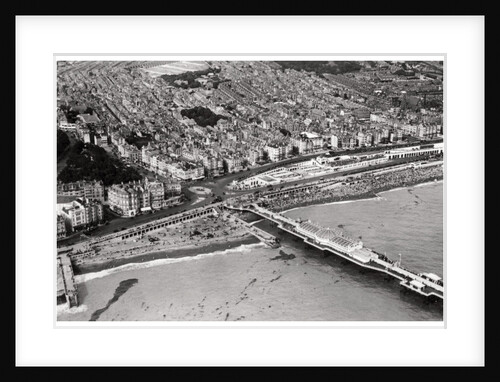 Aerial view of Brighton, Sussex, from a Zeppelin by Anonymous