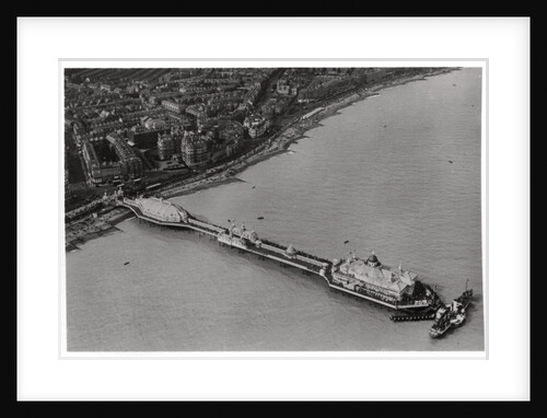 Aerial view of Eastbourne, Sussex, from a Zeppelin by Anonymous