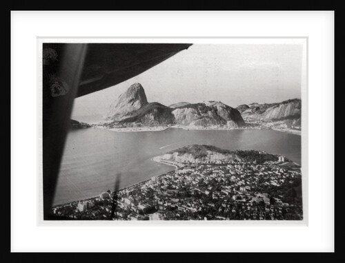 Aerial view of Rio de Janeiro, Brazil, from a Zeppelin by Anonymous