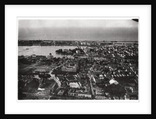 Aerial view of Recife, Brazil, from a Zeppelin by Anonymous