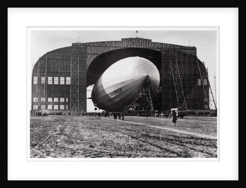 'Graf Zeppelin' attached to the mobile anchor mast, Lakehurst, New Jersey, USA by Anonymous