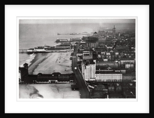 Aerial view of Atlantic City, New Jersey, USA, from a Zeppelin by Anonymous
