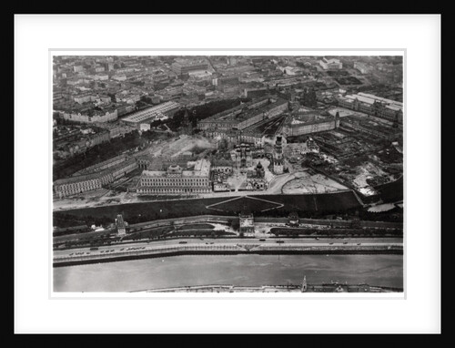 Aerial view of the Kremlin, Moscow, USSR, from a Zeppelin by Anonymous
