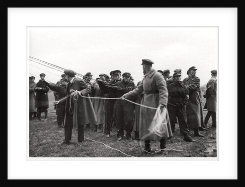 Soviet airship landing crew, Moscow, USSR by Anonymous