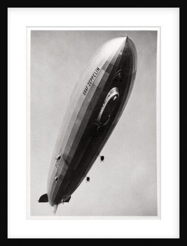 Airship LZ127 'Graf Zeppelin', seen from below by Anonymous