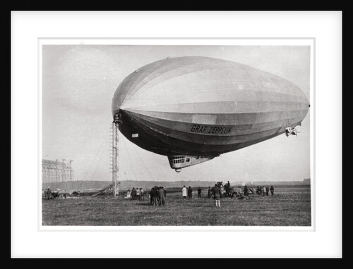 Airship LZ127 'Graf Zeppelin' moored at Loewental, Germany by Anonymous