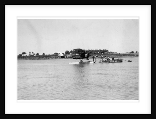 Alan Cobham's De Havilland DH50 landing on the Tigris, Iraq by Anonymous