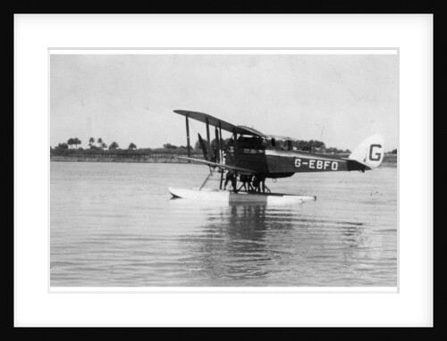 Alan Cobham's De Havilland DH50 landing on the Tigris, Iraq by Anonymous