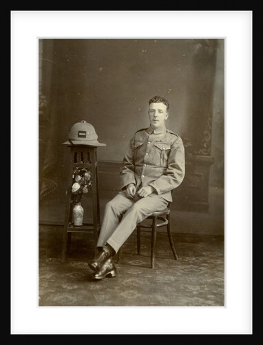 Studio portrait of a soldier of C Company, 2nd Battalion the King's Regiment, Iraq by Anonymous