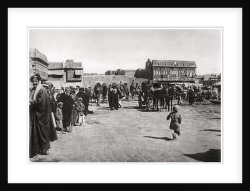 The bazaar square in Basra, Iraq by A Kerim