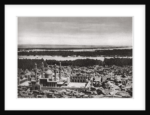 The Kadhimiya, the holy city near Baghdad, from an aeroplane, Iraq by A Kerim