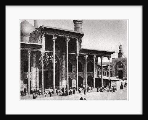 The entrance gate of the Kadimain Mosque leading to the tomb of the Imam Moosa Al Kadim by A Kerim