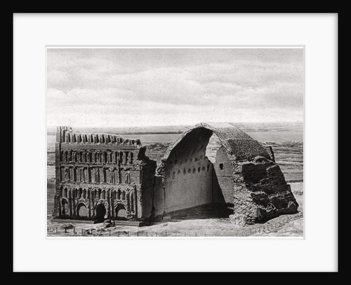The Taq-i Kisra from the air, Ctesiphon, Iraq by A Kerim