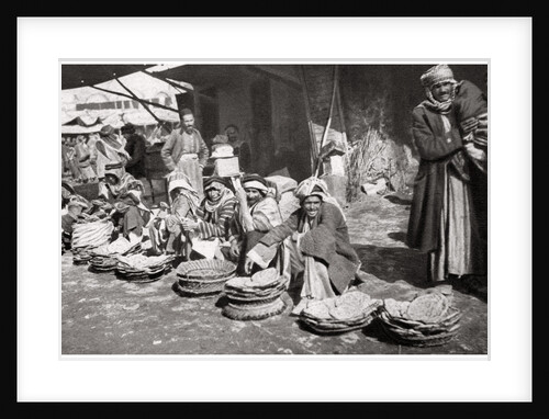Suq El Khubur, a native bread market, Baghdad, Iraq by A Kerim