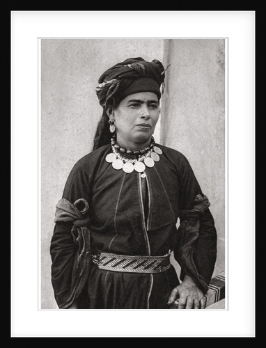 Kurdish lady in her best costume, Iraq by A Kerim