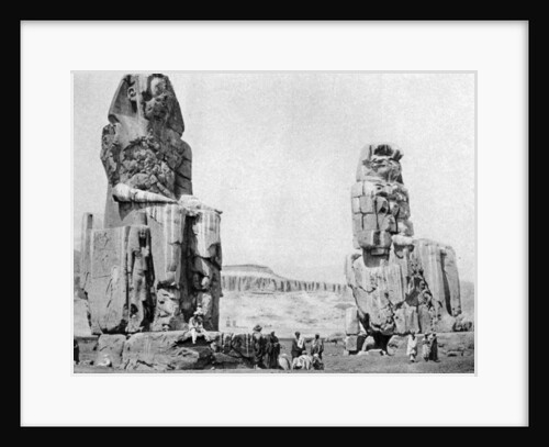The Colossi of Memnon, Luxor (Thebes), Egypt by Anonymous