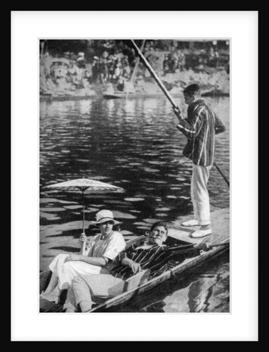 Punting on the Thames by Anonymous