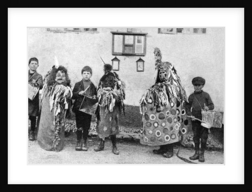 'Hobby-horse', May Day ceremonies, Somerset by Anonymous