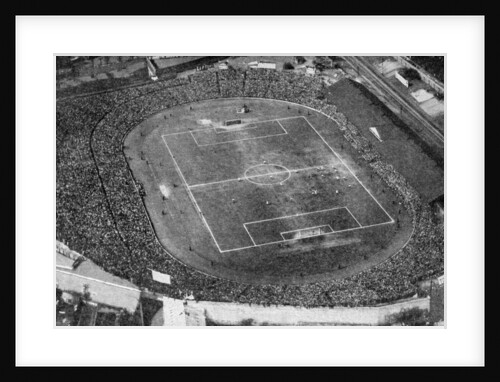 Aerial view of Stamford Bridge, stadium of Chelsea Football Club, London by Anonymous
