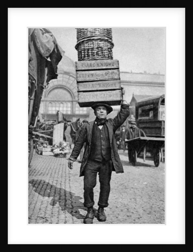 A Covent Garden market porter, London by Anonymous