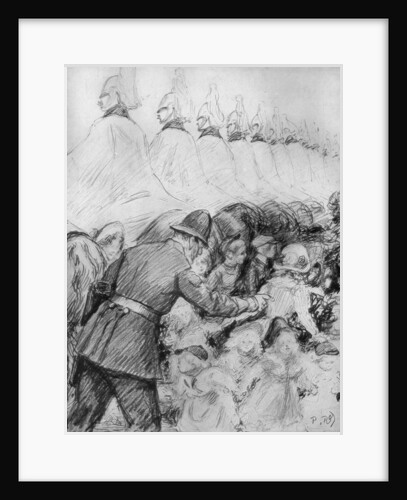 Children in the crowd at the proclamation of King George V by Anonymous