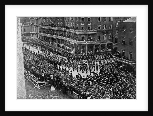 Funeral procession of King Edward VII, Windsor, Berkshire by Anonymous