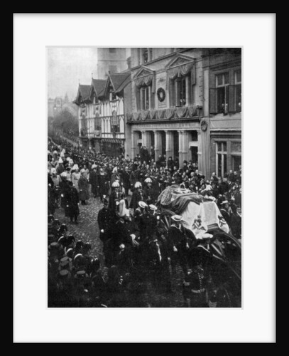 Queen Victoria's funeral procession by Anonymous