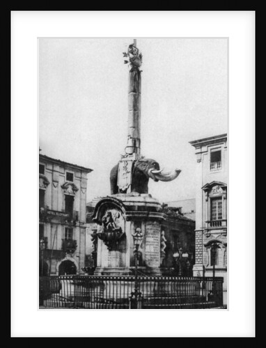 Piazza del Duomo (Cathedral Square), Catania, Sicily, Italy by Anonymous