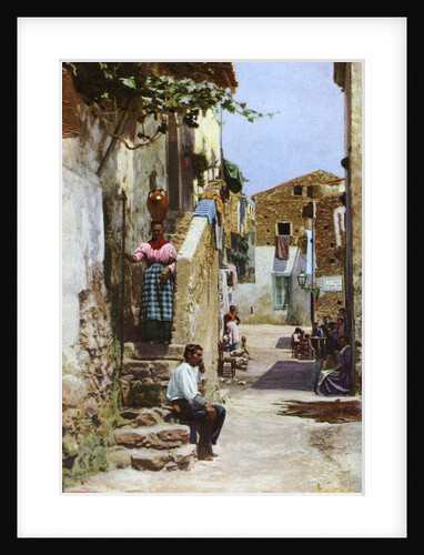 Street scene, Taormina, Sicily, Italy by Anonymous