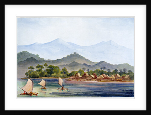 Village, Sumatra, Indonesia by Ernst Haeckel