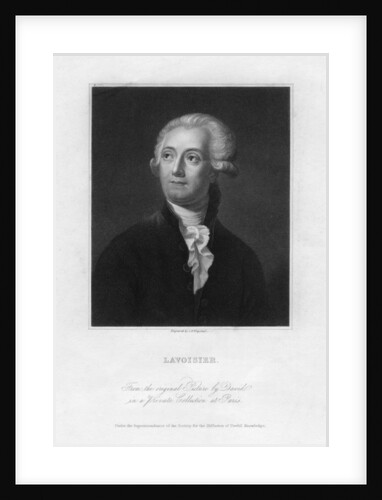Antoine Lavoisier, 18th century French chemist by CE Wagstaff