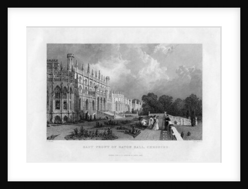 East front of Eaton Hall, Cheshire by Frederick James Havell