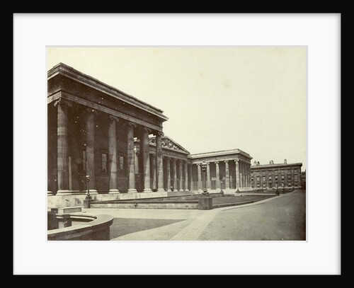 Exterior of the British Museum, Great Russell Street, London by Anonymous