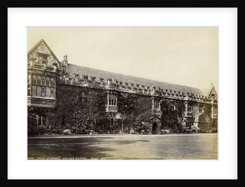 Garden front, St John's College, Oxford, Oxfordshire by Anonymous