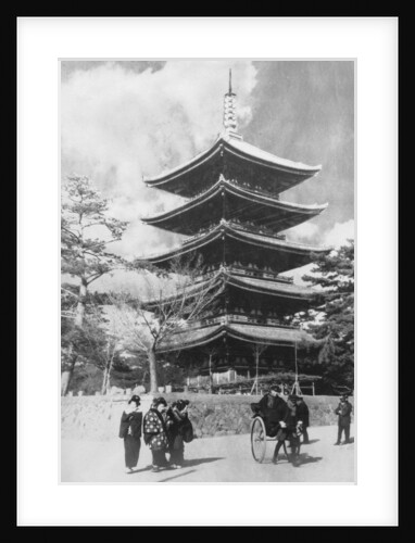 Pagoda, Nara, Japan by Anonymous
