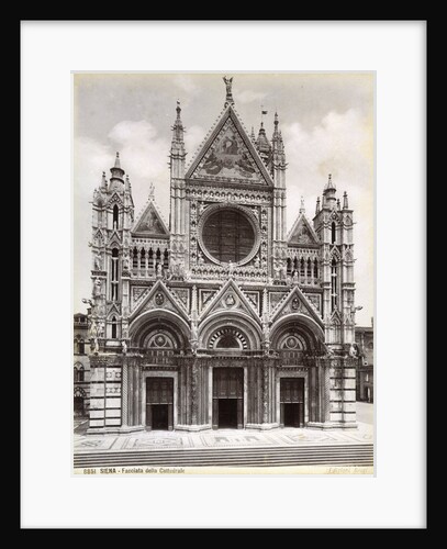 Facade of Siena Cathedral, Italy by Anonymous