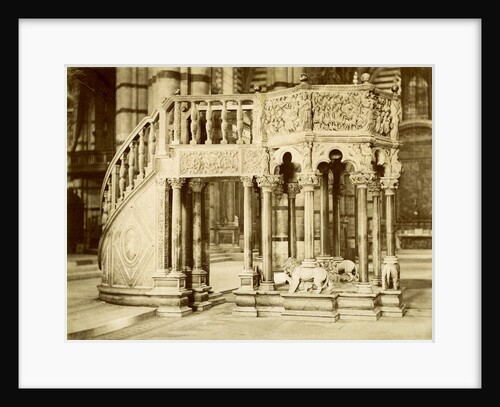 Pulpit, Siena Cathedral, Italy by Anonymous