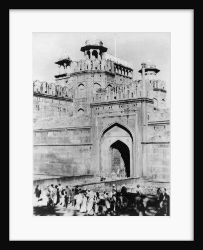 Gateway to the Red Fort, Delhi, India by Anonymous