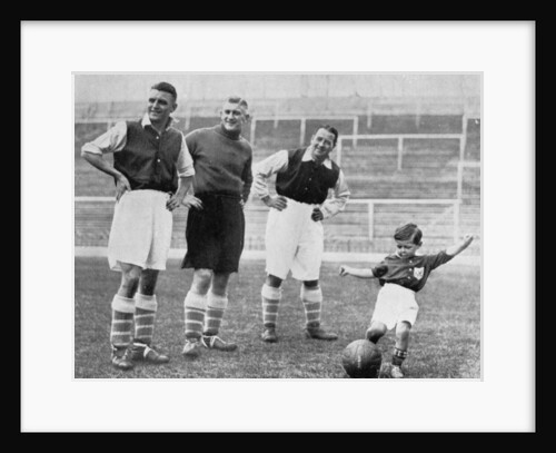 Young Tony Hapgood shows his skills at Highbury, London by Topical Press Agency