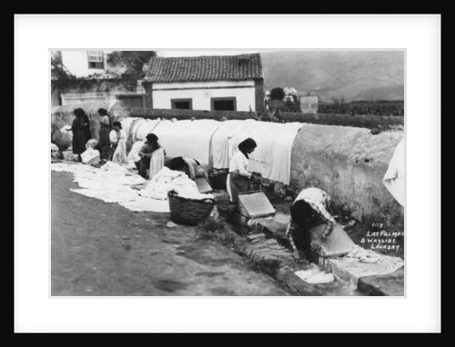 A wayside laundry, Las Palmas, Gran Canaria, Canary Islands, Spain by Anonymous