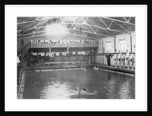 The swimming bath, Royal Navy training establishment, Shotley, Suffolk by Anonymous