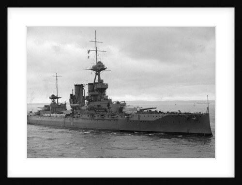 HMS Iron Duke, British battleship by Anonymous