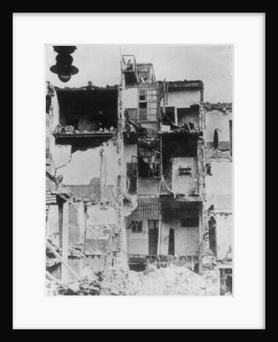 Once a grand hotel in Palma, Majorca, Spanish Civil War by Anonymous