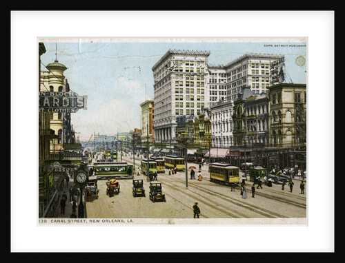 Canal Street, New Orleans, USA by Anonymous