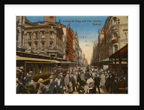 Corner of King and Pitt Streets, Sydney, New South Wales, Australia by Anonymous
